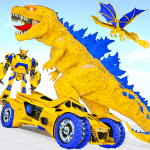 Dino Transform Robot Car Game MOD Unlimited Money