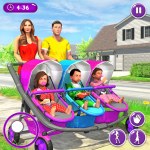 Mother Simulator Triplet Baby MOD Unlimited Money