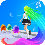 Dancing Hair – Music Race 3D MOD Unlimited Money