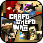 Craft Theft War Shooter Game MOD Unlimited Money