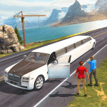 Limousine Taxi Driving Game MOD Unlimited Money