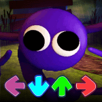 Purple Rainbow Friends FNF Mod MOD Unlimited Money