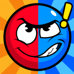 Red and Blue Twin Color Ball MOD Unlimited Money