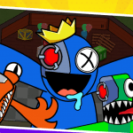 Rainbow Blue Monster Story MOD Unlimited Money