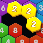 Merge Block-2048 Hexa puzzle MOD Unlimited Money