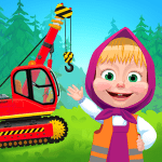 Masha and the Bear truck games MOD Unlimited Money