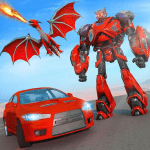 Dragon Robot Car 3D Game MOD Unlimited Money