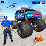 Police Monster Truck Chase MOD Unlimited Money