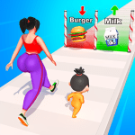 Good Mom Bad Mom Run Games MOD Unlimited Money