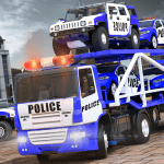 Police Car Transport Car Games MOD Unlimited Money