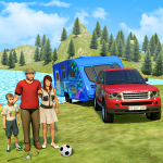 Camper Van Virtual Family Game MOD Unlimited Money