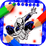 Spider super hero coloring man MOD Unlimited Money