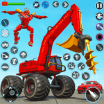 Monster Crane robot Car Games MOD Unlimited Money