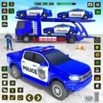 Police Car transporter Game 3D MOD Unlimited Money