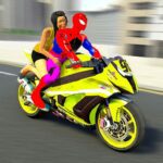 Superhero Bike Taxi Games Ride MOD Unlimited Money